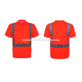 2015 SFVEST Polyester Fiber V-Neck High Visibility T-Shirt